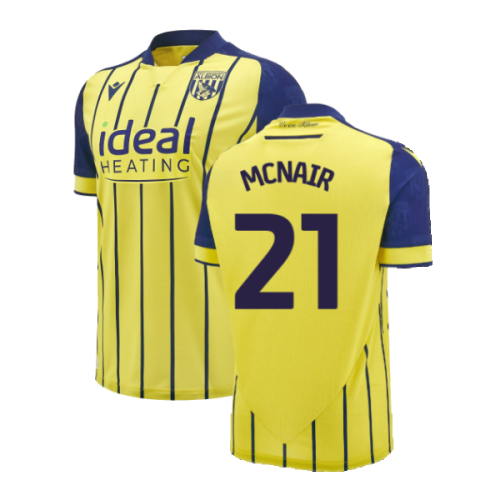 2024-2025 West Brom WBA Albion Away Shirt (McNair 21)