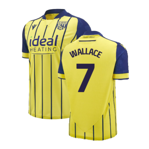 2024-2025 West Brom WBA Albion Away Shirt (Wallace 7)