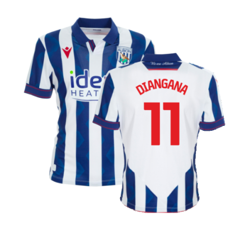 2024-2025 West Brom WBA Home Shirt (Diangana 11)