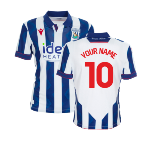 2024-2025 West Brom WBA Home Shirt (Your Name)