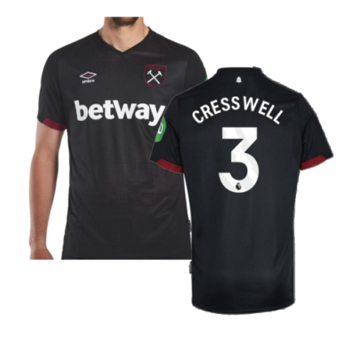 2024-2025 West Ham Away Shirt (Cresswell 3)