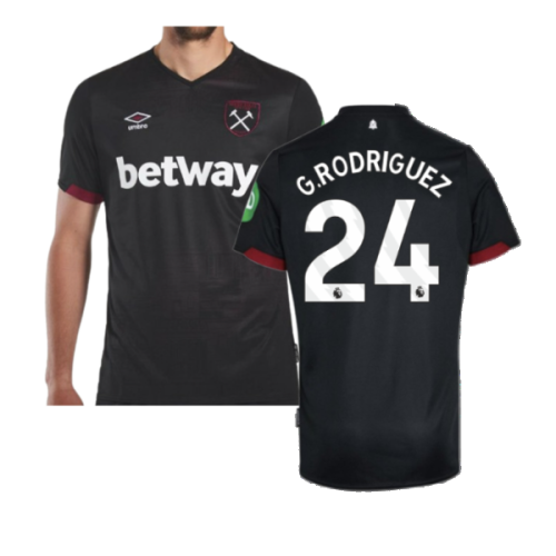 2024-2025 West Ham Away Shirt (G.Rodriguez 24)