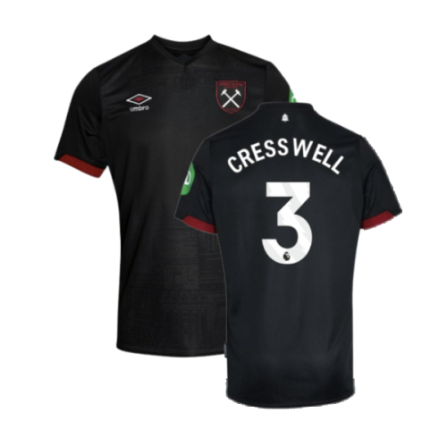 2024-2025 West Ham Away Shirt (Kids) (Cresswell 3)