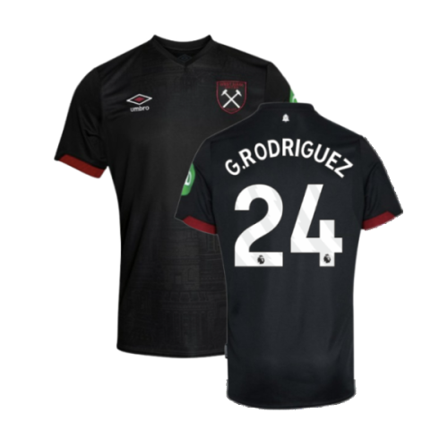 2024-2025 West Ham Away Shirt (Kids) (G.Rodriguez 24)