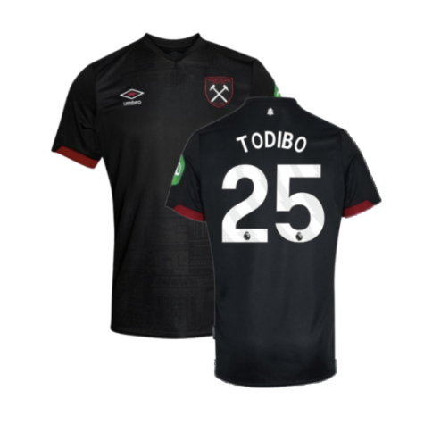 2024-2025 West Ham Away Shirt (Kids) (Todibo 25)