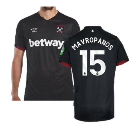 2024-2025 West Ham Away Shirt (Mavropanos 15)