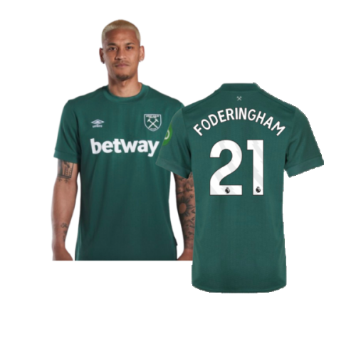 2024-2025 West Ham Goalkeeper Shirt (Green) (Foderingham 21)