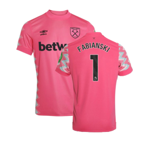 2024-2025 West Ham Goalkeeper Shirt (Pink) (Fabianski 1)