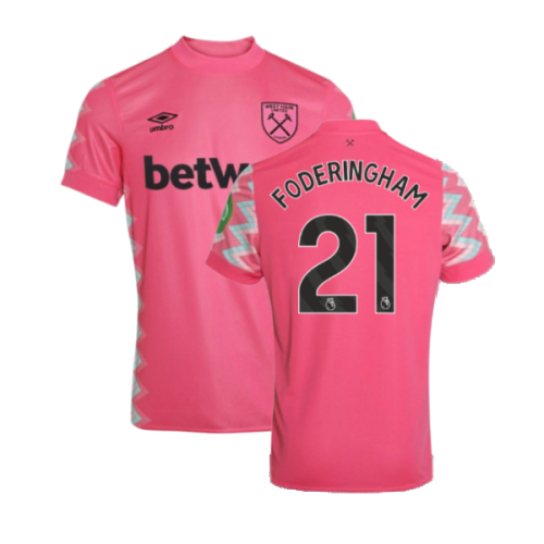 2024-2025 West Ham Goalkeeper Shirt (Pink) (Foderingham 21)