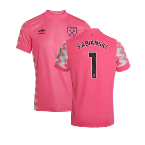 2024-2025 West Ham Goalkeeper Shirt (Pink) - Kids (Fabianski 1)