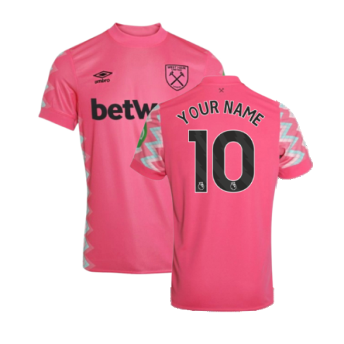 2024-2025 West Ham Goalkeeper Shirt (Pink) (Your Name)