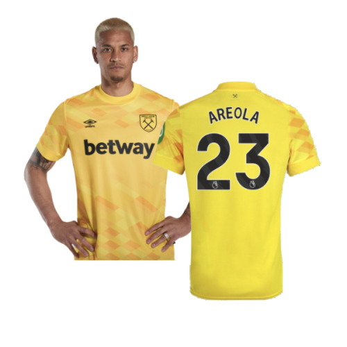 2024-2025 West Ham Goalkeeper Shirt (Yellow) (Areola 23)