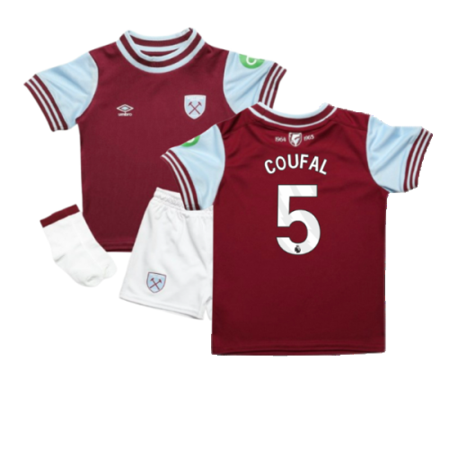 2024-2025 West Ham Home Baby Kit (Coufal 5)