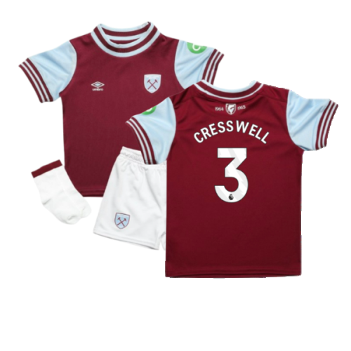 2024-2025 West Ham Home Baby Kit (Cresswell 3)