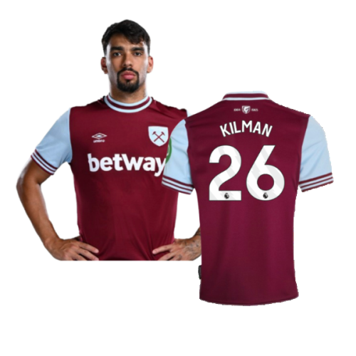 2024-2025 West Ham Home Shirt (Kilman 26)