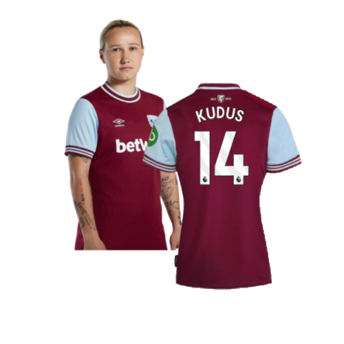 2024-2025 West Ham Home Shirt (Womens) (Kudus 14)