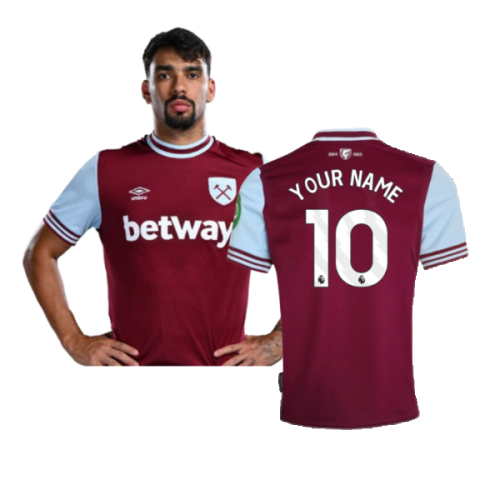 2024-2025 West Ham Home Shirt (Your Name)