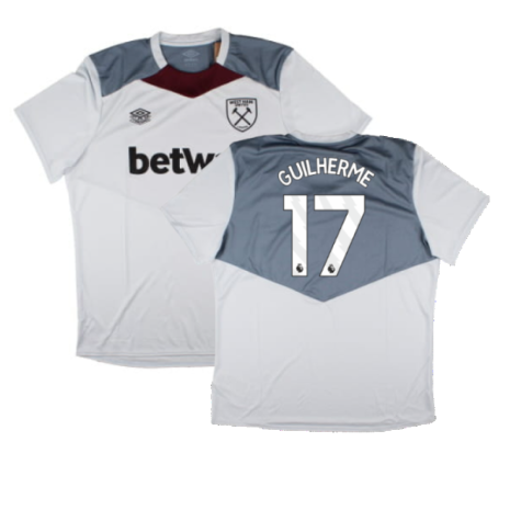 2024-2025 West Ham Training Jersey (Arctic Ice) (Guilherme 17)