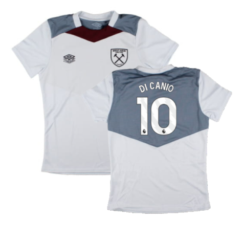 2024-2025 West Ham Training Jersey (Arctic Ice) - Kids (Di Canio 10)