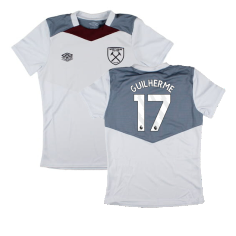 2024-2025 West Ham Training Jersey (Arctic Ice) - Kids (Guilherme 17)