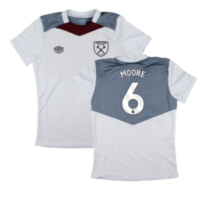 2024-2025 West Ham Training Jersey (Arctic Ice) - Kids (Moore 6)