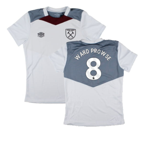 2024-2025 West Ham Training Jersey (Arctic Ice) - Kids (Ward Prowse 8)