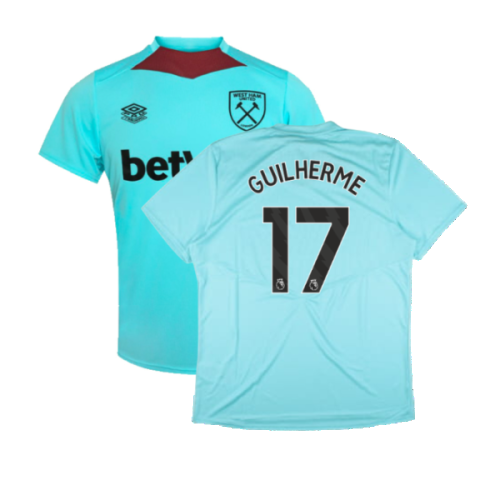 2024-2025 West Ham Training Jersey (Blue Radiance) (Guilherme 17)