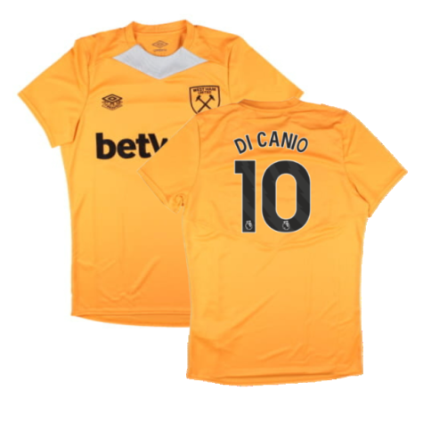 2024-2025 West Ham Training Jersey (Orange) (Di Canio 10)