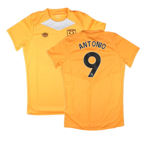 2024-2025 West Ham Training Jersey (Orange) - Kids (Antonio 9)