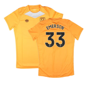 2024-2025 West Ham Training Jersey (Orange) - Kids (Emerson 33)