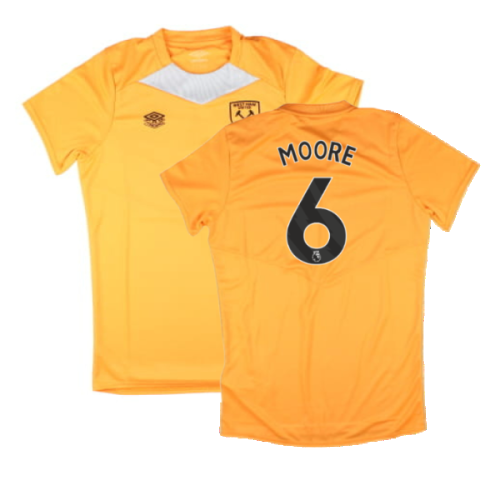 2024-2025 West Ham Training Jersey (Orange) - Kids (Moore 6)