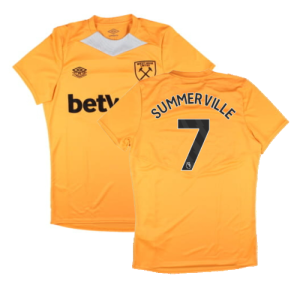 2024-2025 West Ham Training Jersey (Orange) (Summerville 7)