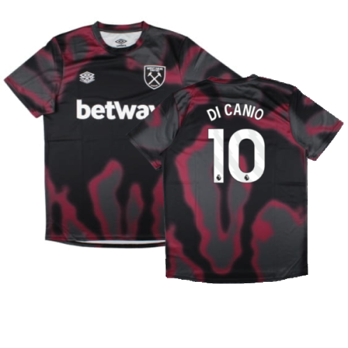 2024-2025 West Ham Warm Up Jersey (Black) (Di Canio 10)