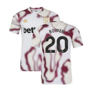 2024-2025 West Ham Warm Up Jersey (White) (Bowen 20)