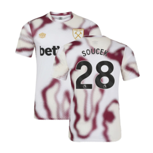 2024-2025 West Ham Warm Up Jersey (White) (Soucek 28)