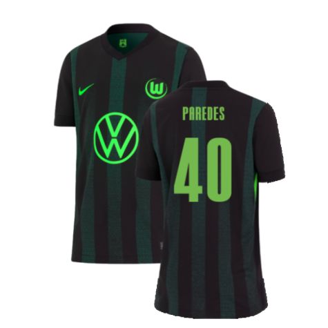 2024-2025 Wolfsburg Away Shirt (Kids) (Paredes 40)