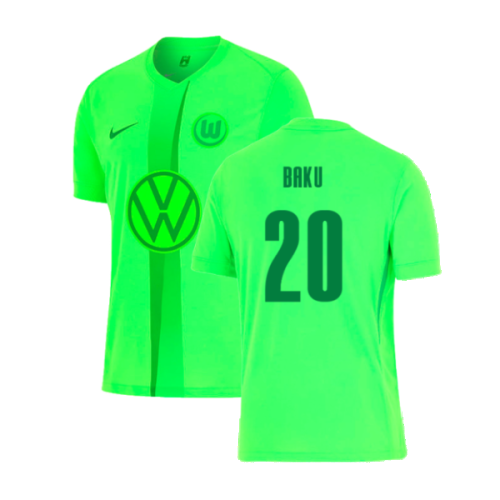 2024-2025 Wolfsburg Home Shirt (Baku 20)