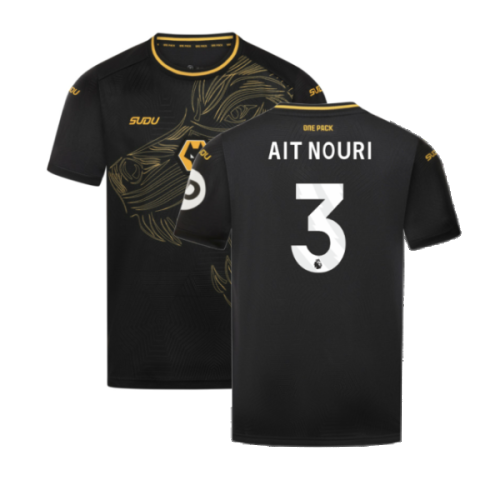 2024-2025 Wolves Away Shirt (Kids) (Ait Nouri 3)