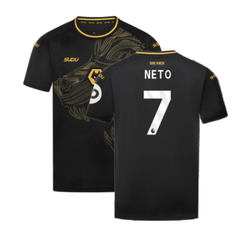 2024-2025 Wolves Away Shirt (Kids) (Neto 7)