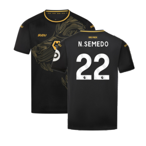 2024-2025 Wolves Away Shirt (Kids) (N.Semedo 22)