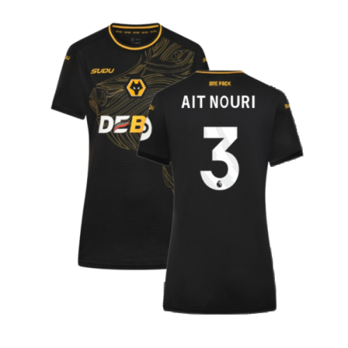 2024-2025 Wolves Away Shirt - Womens (Ait Nouri 3)