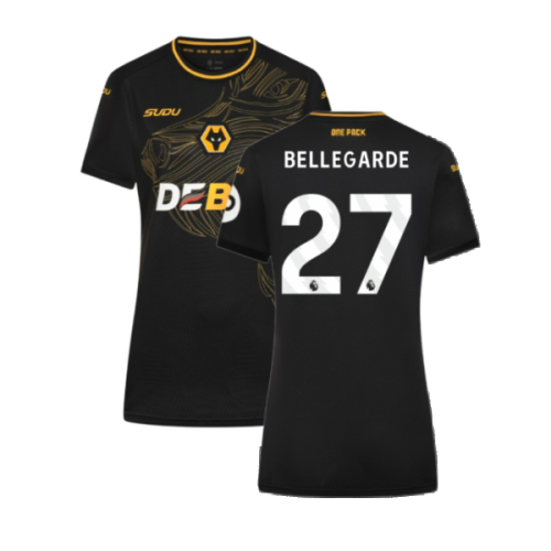 2024-2025 Wolves Away Shirt - Womens (Bellegarde 27)