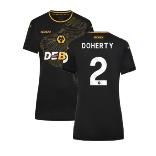 2024-2025 Wolves Away Shirt - Womens (Doherty 2)