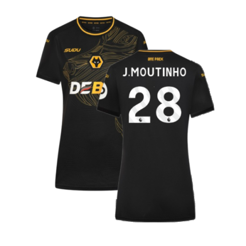 2024-2025 Wolves Away Shirt - Womens (J.Moutinho 28)