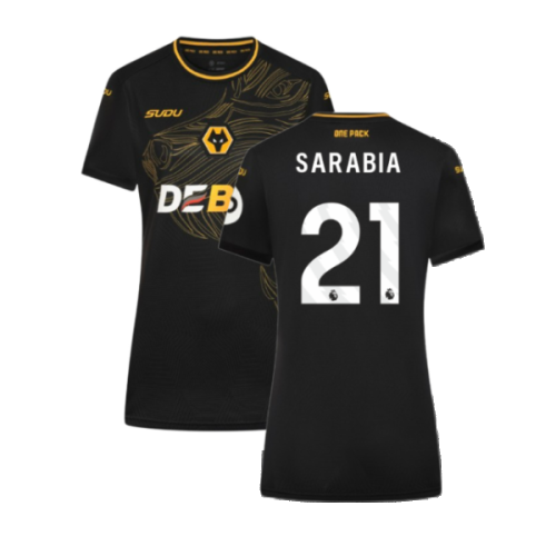 2024-2025 Wolves Away Shirt - Womens (Sarabia 21)