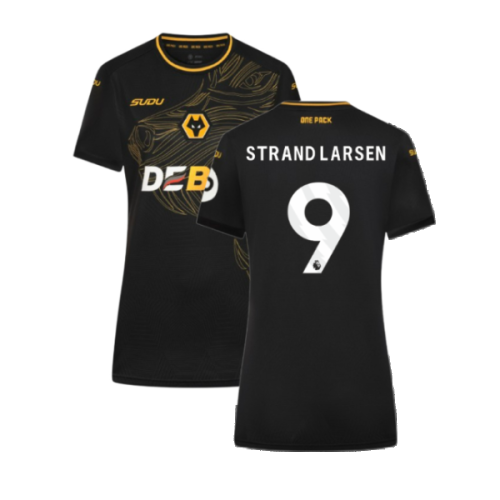 2024-2025 Wolves Away Shirt - Womens (Strand Larsen 9)