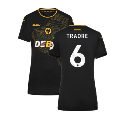 2024-2025 Wolves Away Shirt - Womens (Traore 6)