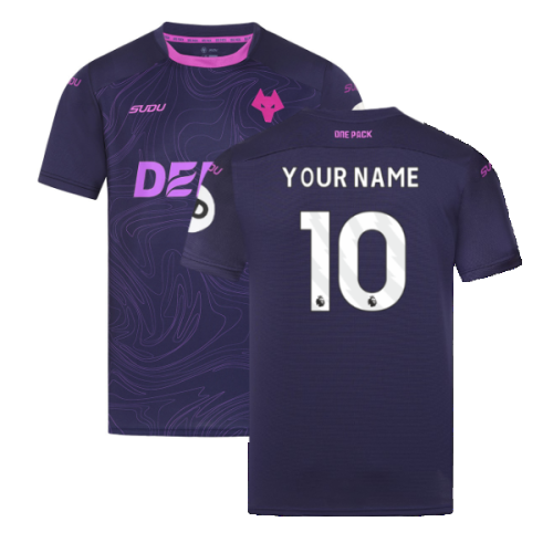 2024-2025 Wolves Goalkeeper Shirt (Navy) (Your Name)