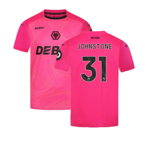 2024-2025 Wolves Goalkeeper Shirt (Pink) (Johnstone 31)