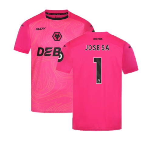 2024-2025 Wolves Goalkeeper Shirt (Pink) (Jose Sa 1)